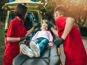 trasporto pediatrico in ambulanza